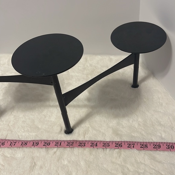 COPY - Vintage Mid Century Modern Wrought Iron Flexible 5 Arm Candleholder - Picture 3 of 5